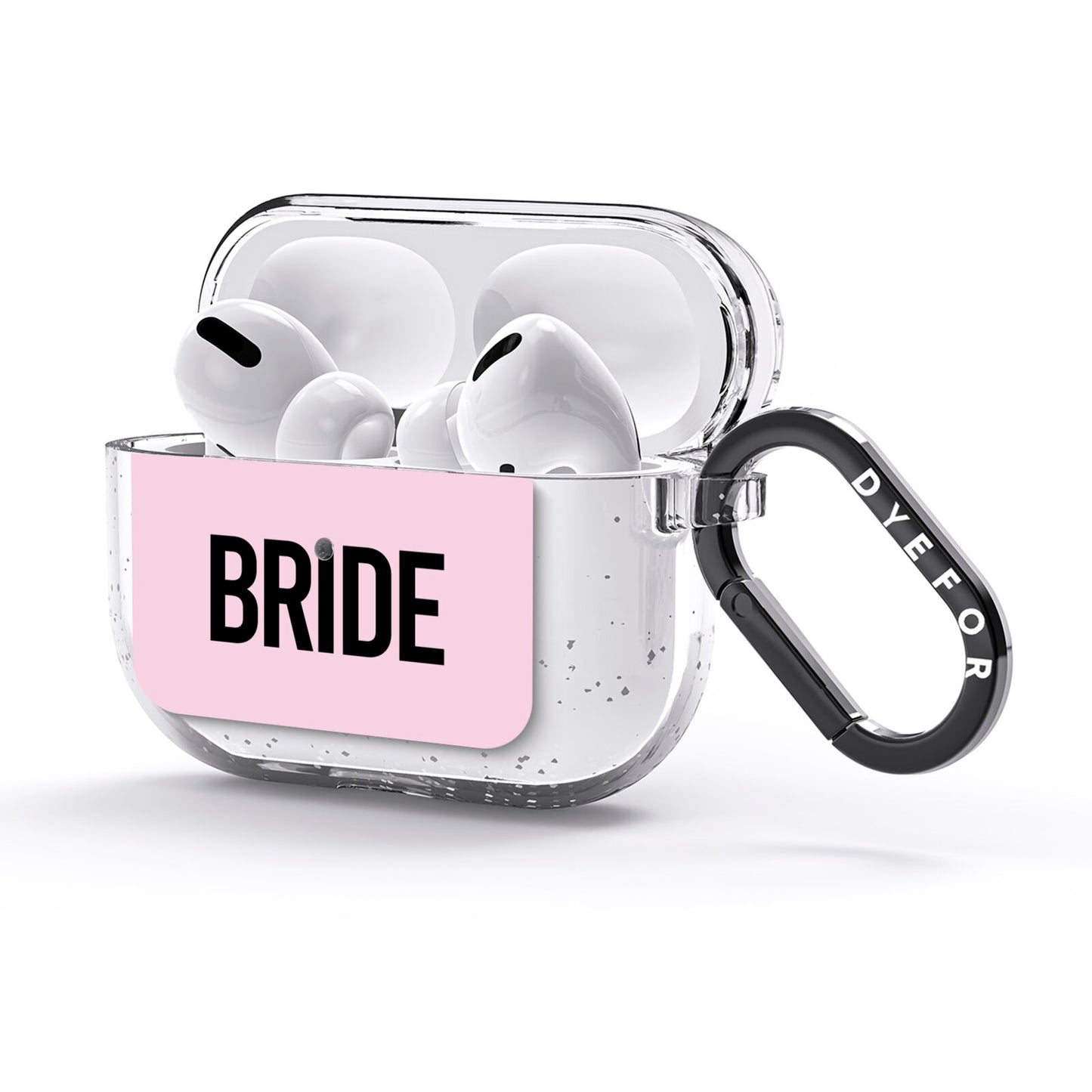 Bride AirPods Glitter Case 3rd Gen Side Image