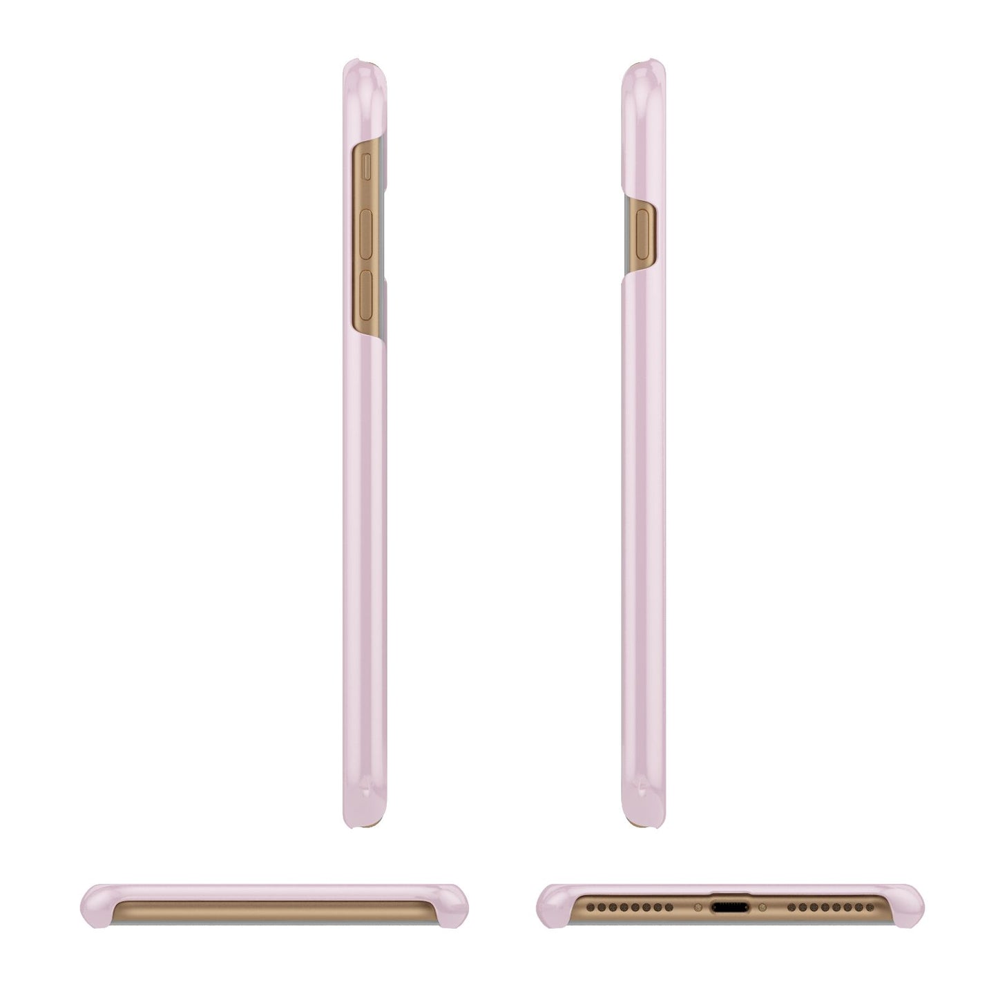 Bride Apple iPhone 7 Plus 3D Wrap Snap Case Angled Images