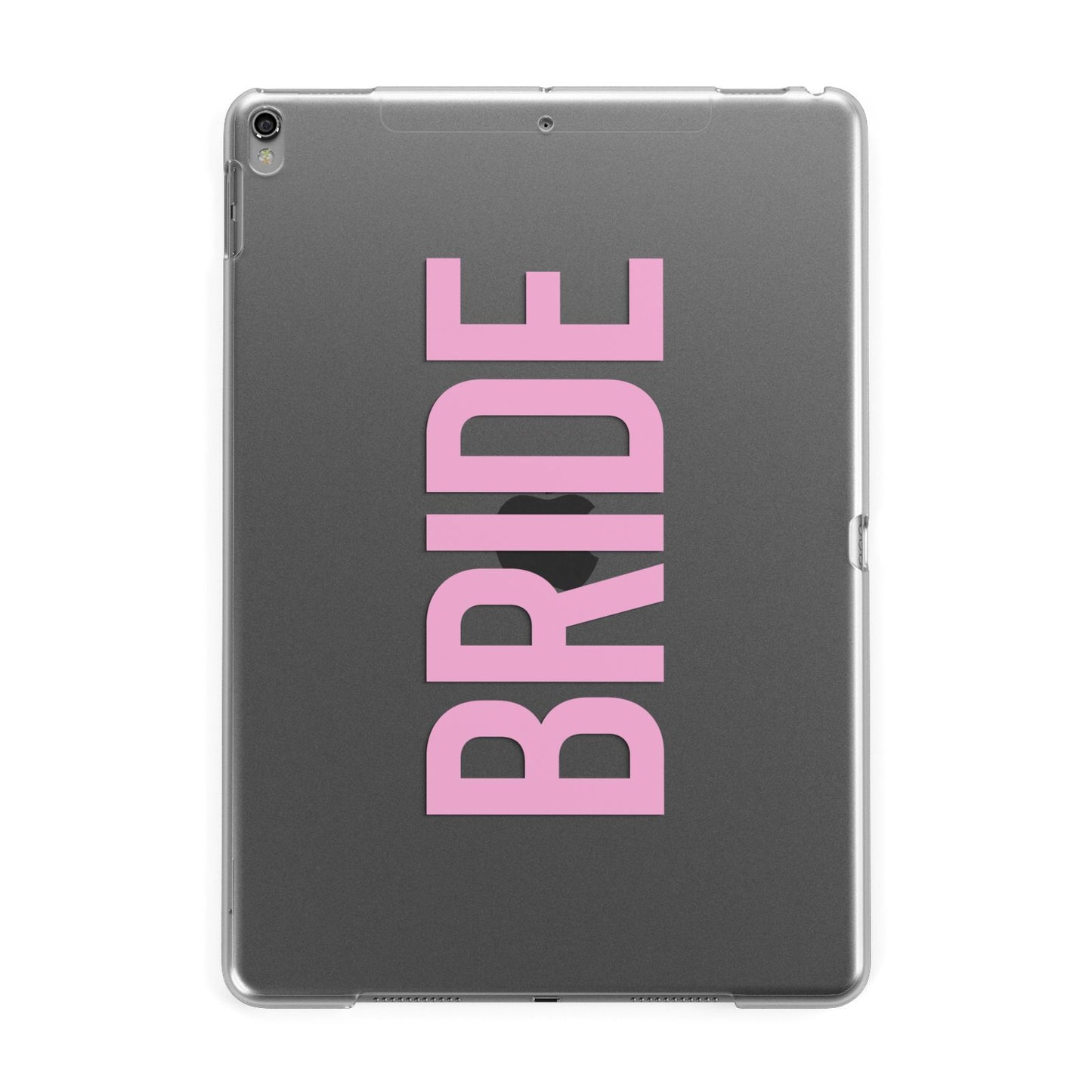 Bride Pink Apple iPad Grey Case