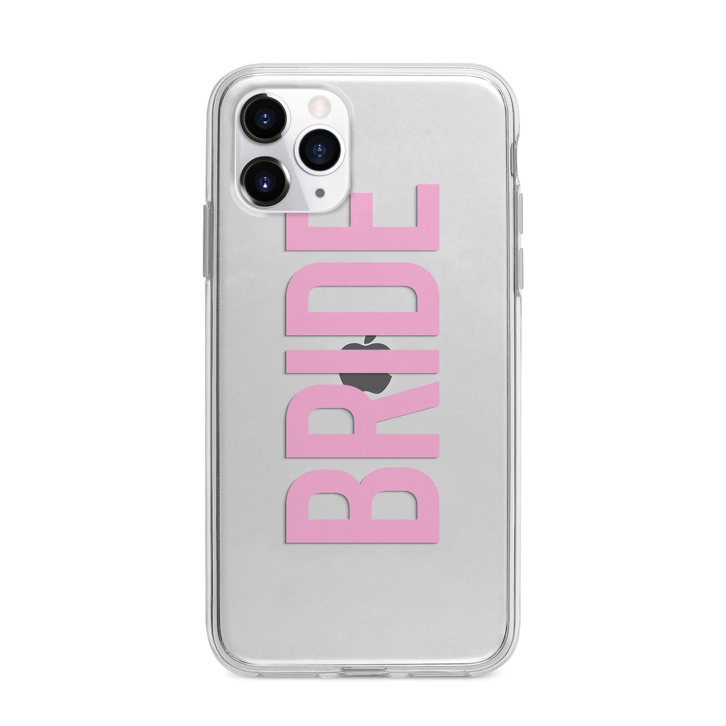 Bride Pink Apple iPhone 11 Pro in Silver with Bumper Case