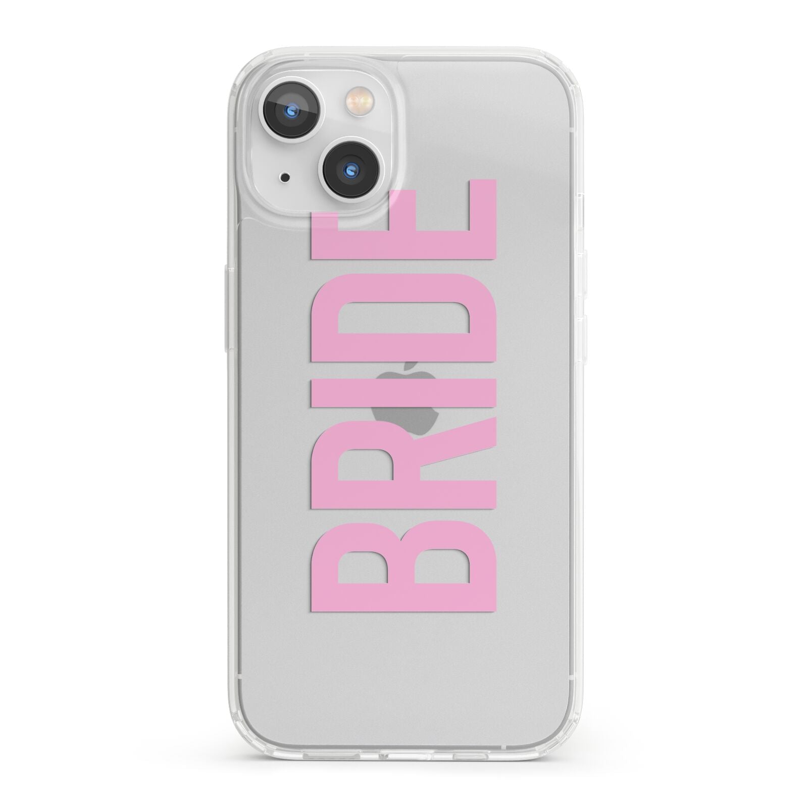 Bride Pink iPhone 13 Clear Bumper Case