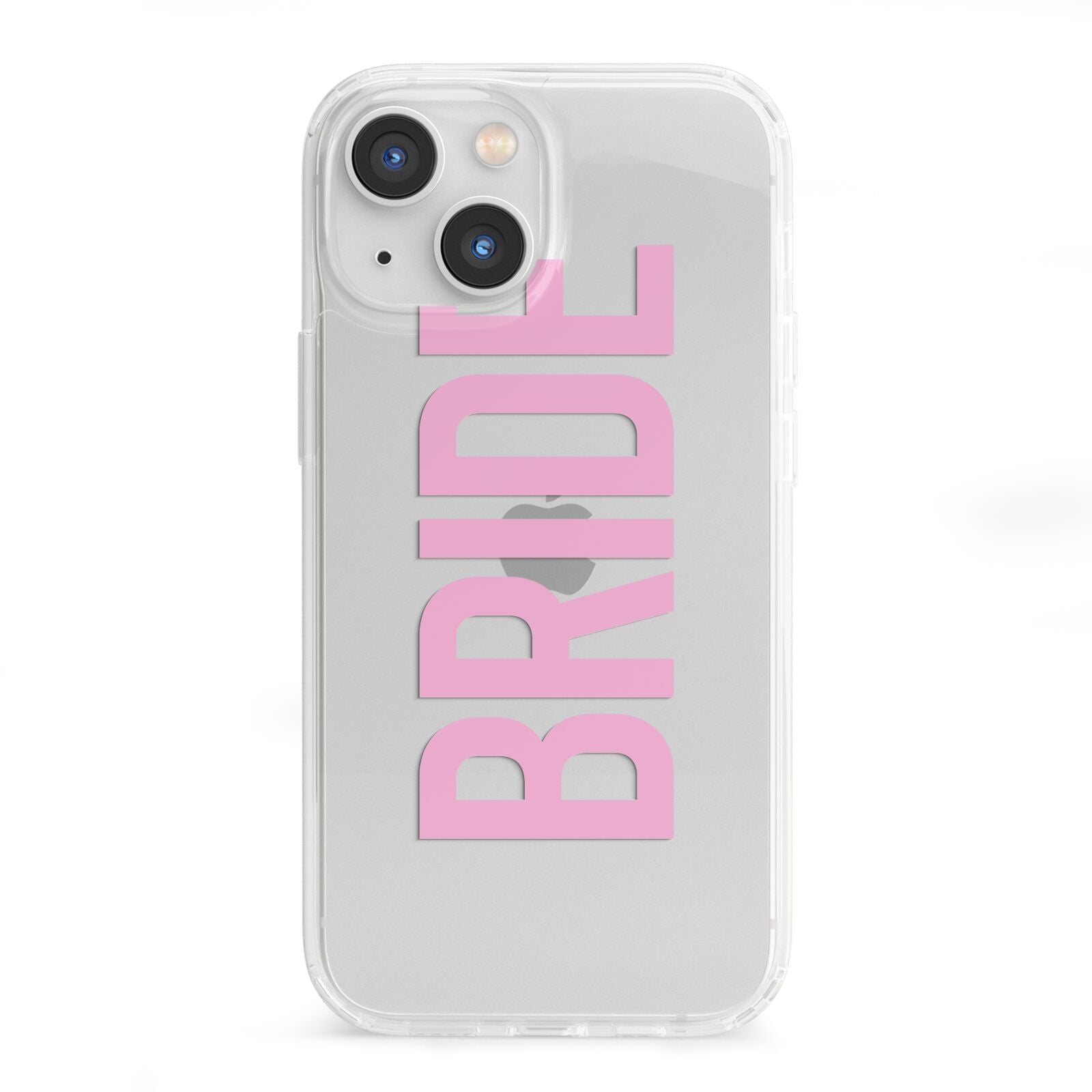Bride Pink iPhone 13 Mini Clear Bumper Case