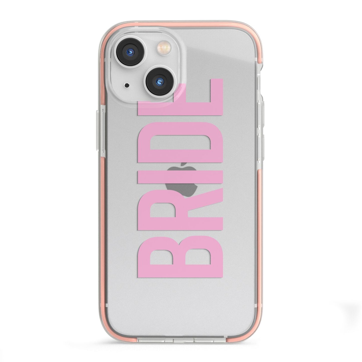 Bride Pink iPhone 13 Mini TPU Impact Case with Pink Edges
