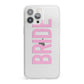 Bride Pink iPhone 13 Pro Max Clear Bumper Case