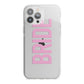 Bride Pink iPhone 13 Pro Max TPU Impact Case with White Edges