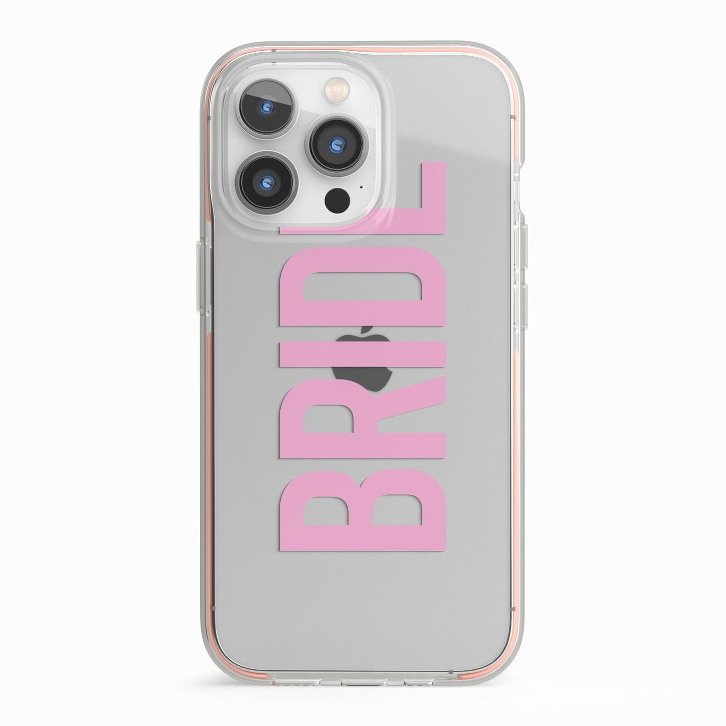 Bride Pink iPhone 13 Pro TPU Impact Case with Pink Edges