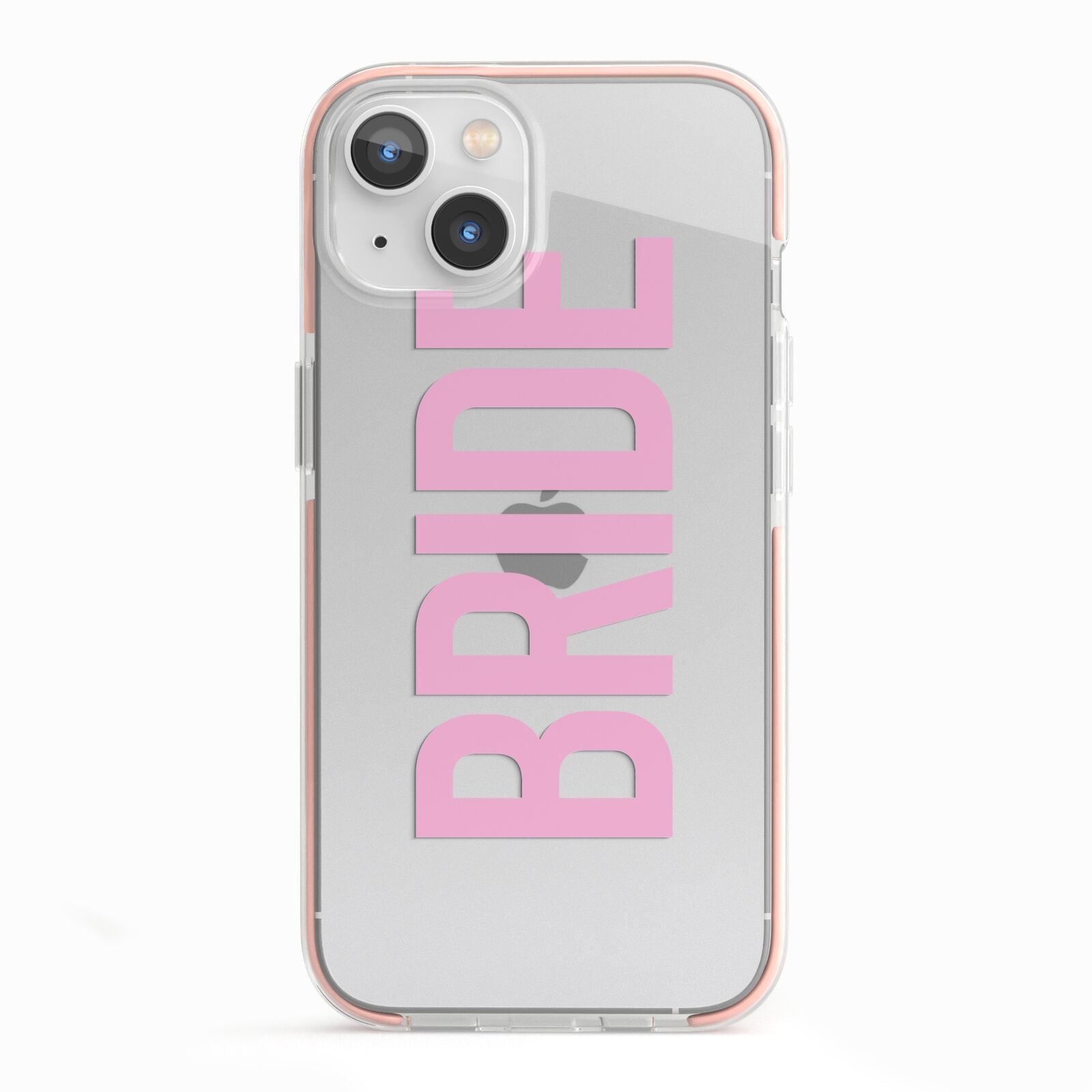 Bride Pink iPhone 13 TPU Impact Case with Pink Edges