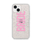 Bride Pink iPhone 14 Glitter Tough Case Starlight