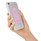Bride Pink iPhone 7 Bumper Case on Silver iPhone Alternative Image