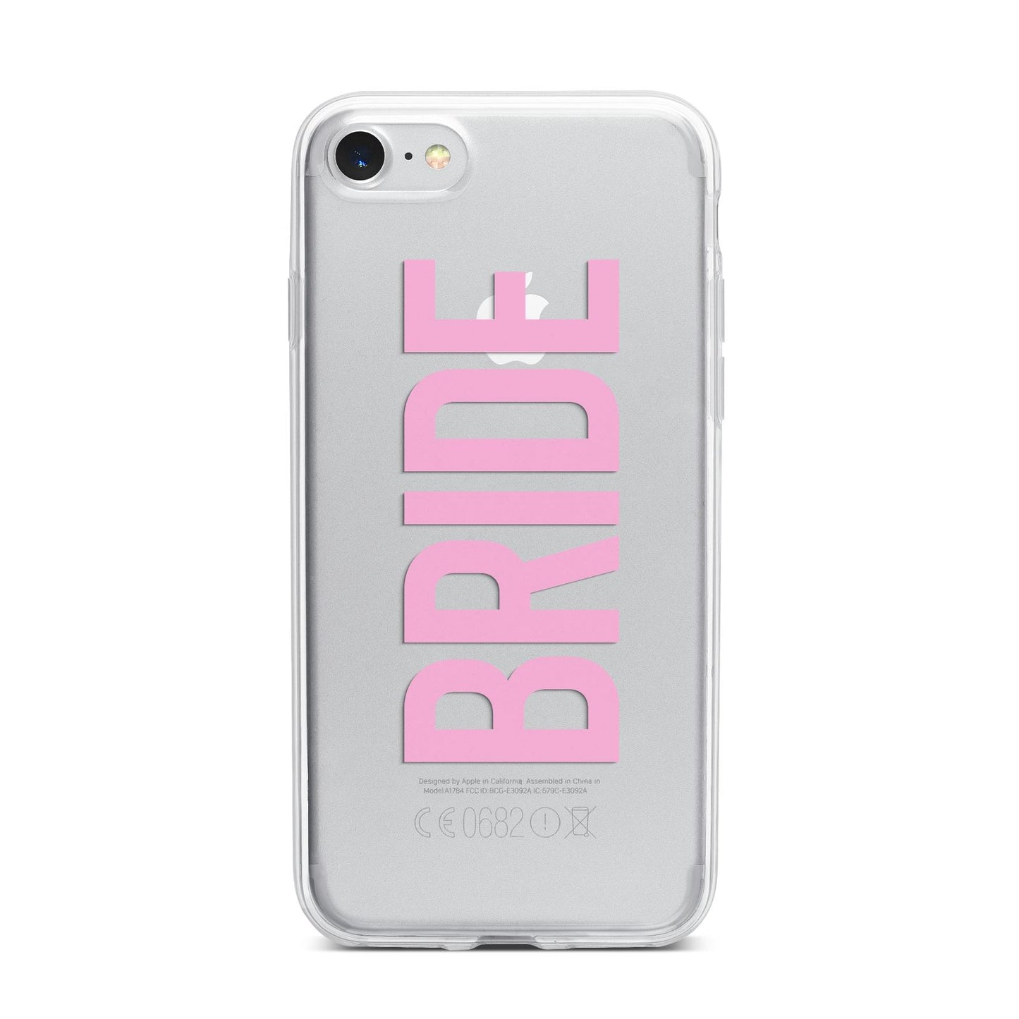 Bride Pink iPhone 7 Bumper Case on Silver iPhone