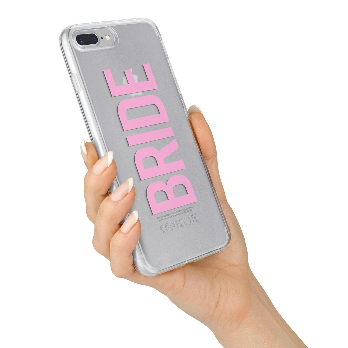 Bride Pink iPhone 7 Plus Bumper Case on Silver iPhone Alternative Image