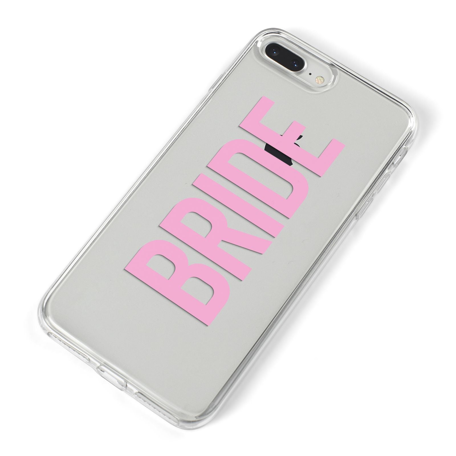 Bride Pink iPhone 8 Plus Bumper Case on Silver iPhone Alternative Image