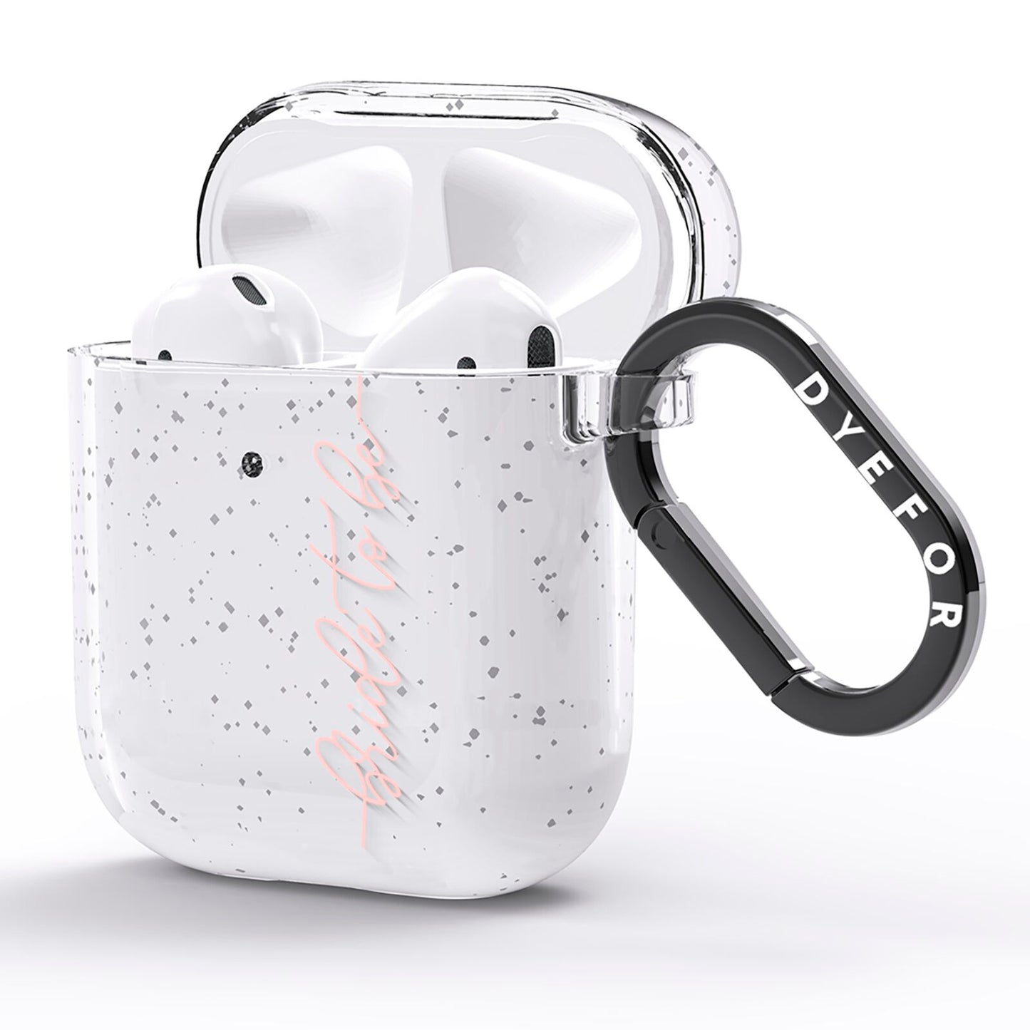 Bride To Be AirPods Glitter Case Side Image