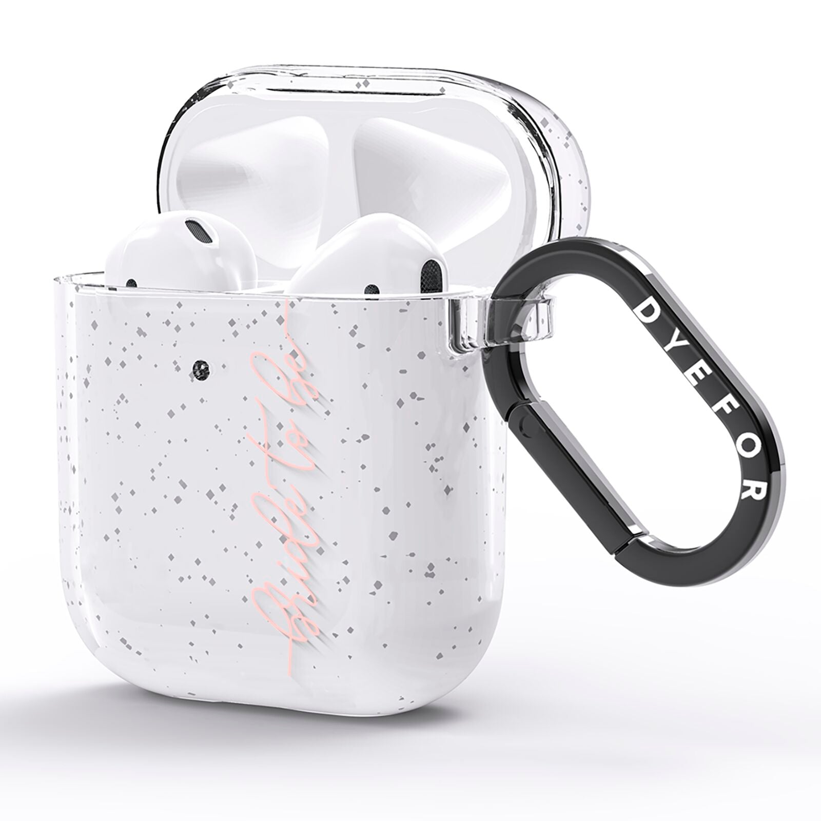Bride To Be AirPods Glitter Case Side Image