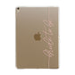 Bride To Be Apple iPad Gold Case