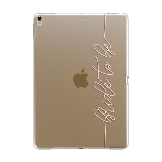 Bride To Be Apple iPad Gold Case