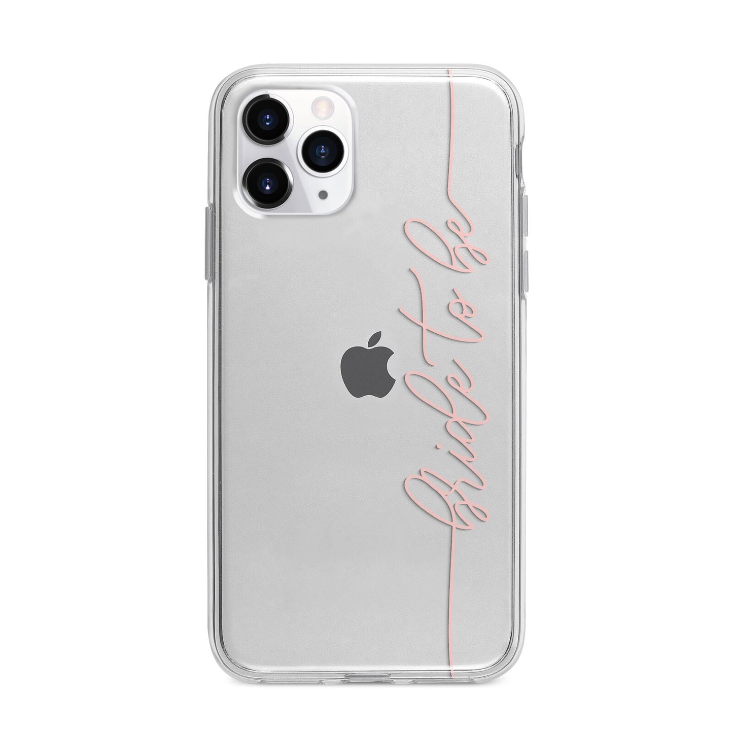 Bride To Be Apple iPhone 11 Pro Max in Silver with Bumper Case