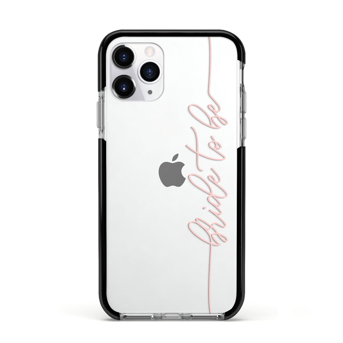 Bride To Be Apple iPhone 11 Pro in Silver with Black Impact Case