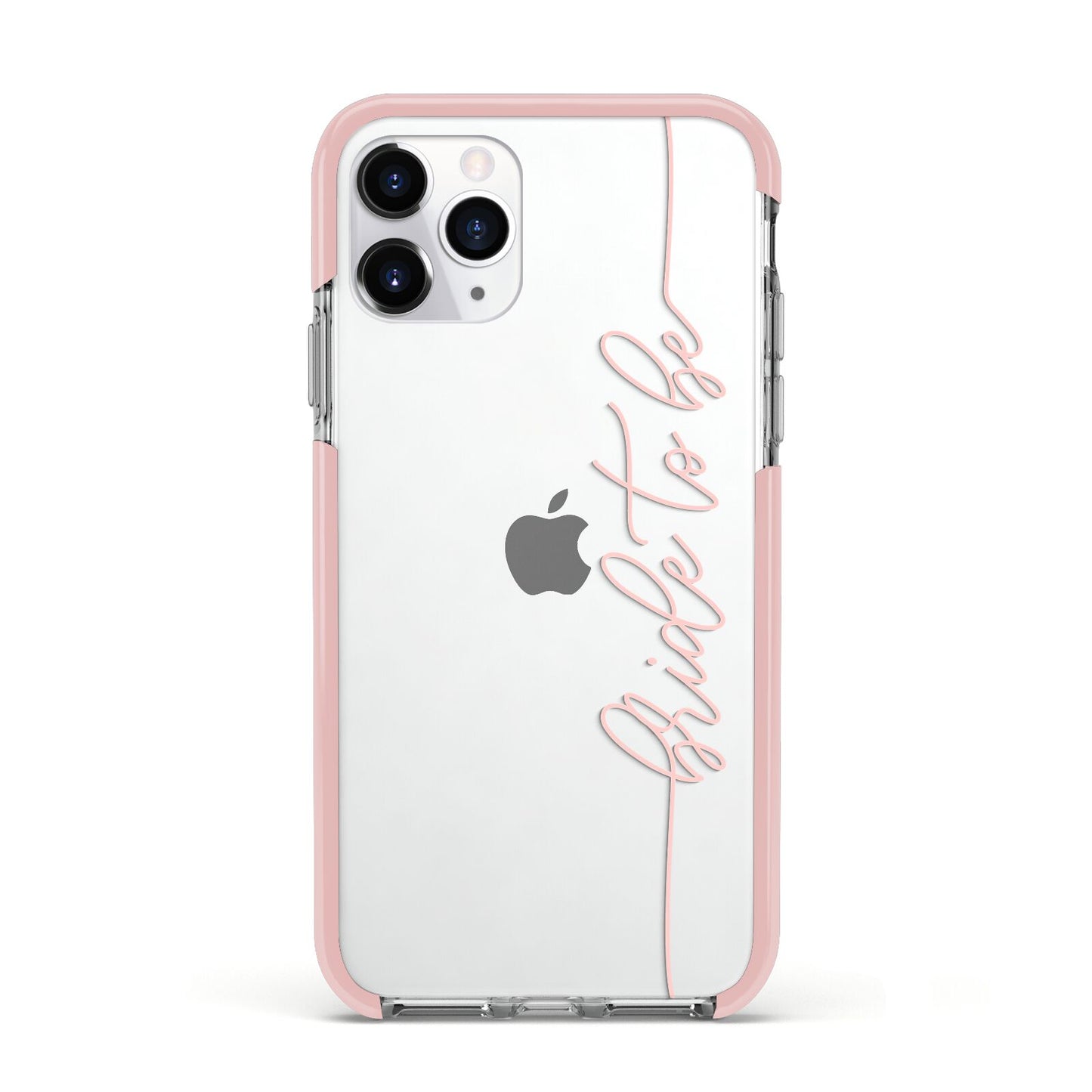 Bride To Be Apple iPhone 11 Pro in Silver with Pink Impact Case