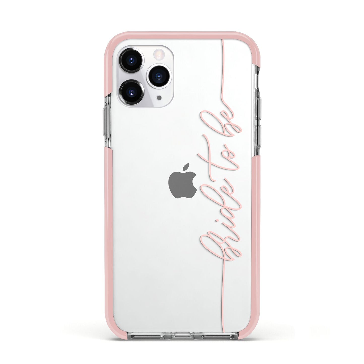 Bride To Be Apple iPhone 11 Pro in Silver with Pink Impact Case