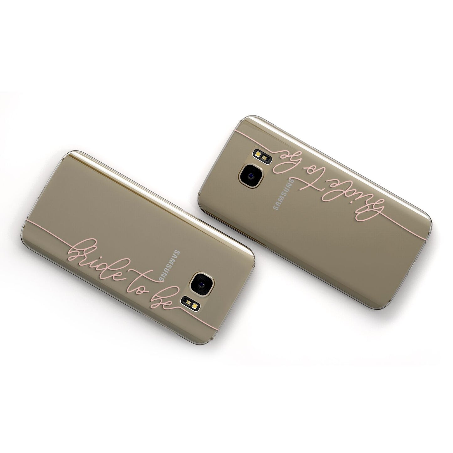Bride To Be Samsung Galaxy Case Flat Overview