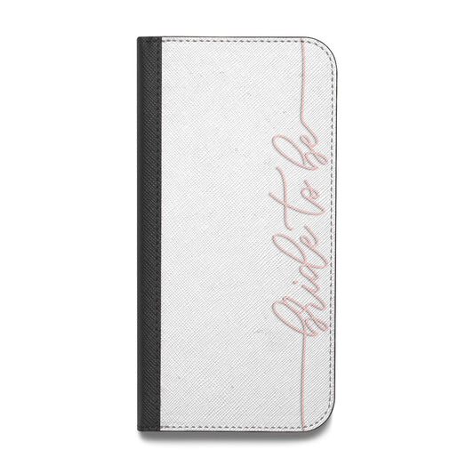 Bride To Be Vegan Leather Flip Samsung Case