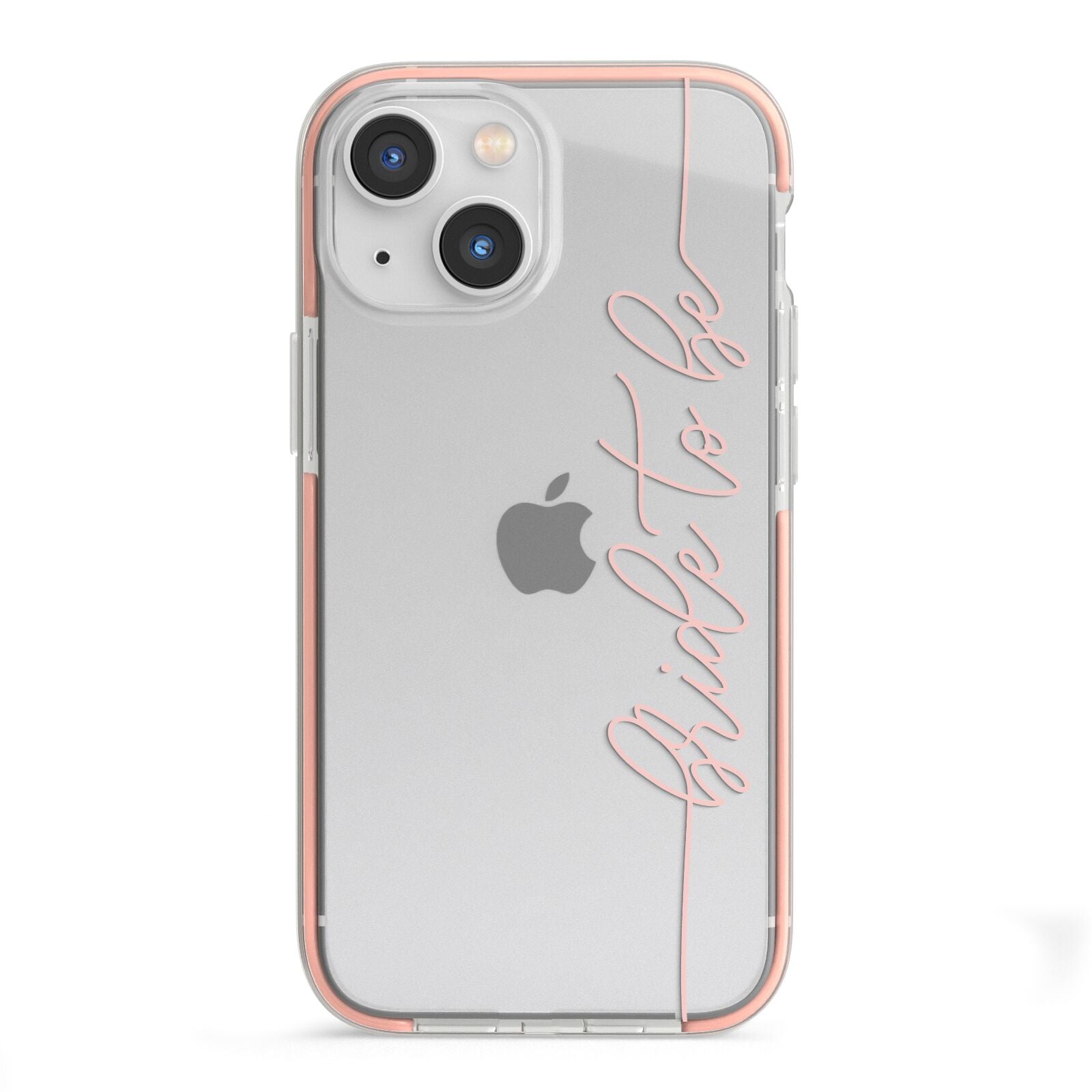 Bride To Be iPhone 13 Mini TPU Impact Case with Pink Edges