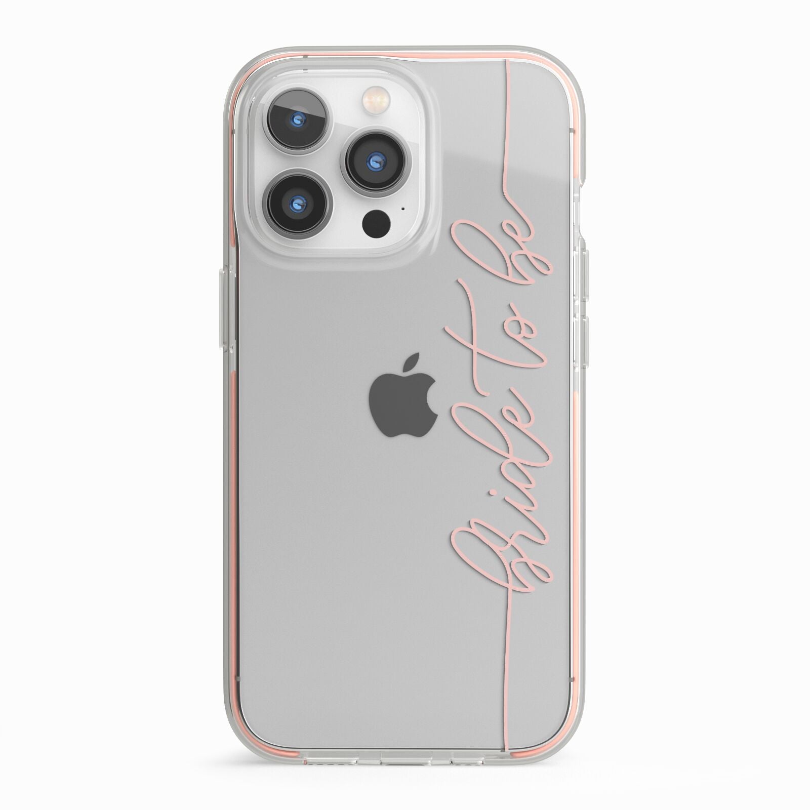 Bride To Be iPhone 13 Pro TPU Impact Case with Pink Edges