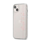 Bride To Be iPhone 14 Plus Clear Tough Case Starlight Angled Image