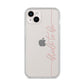 Bride To Be iPhone 14 Plus Clear Tough Case Starlight