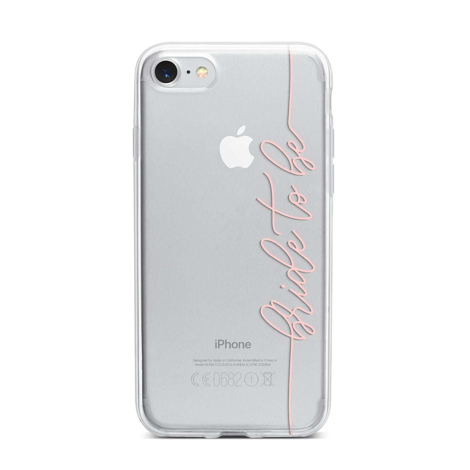 Bride To Be iPhone 7 Bumper Case on Silver iPhone
