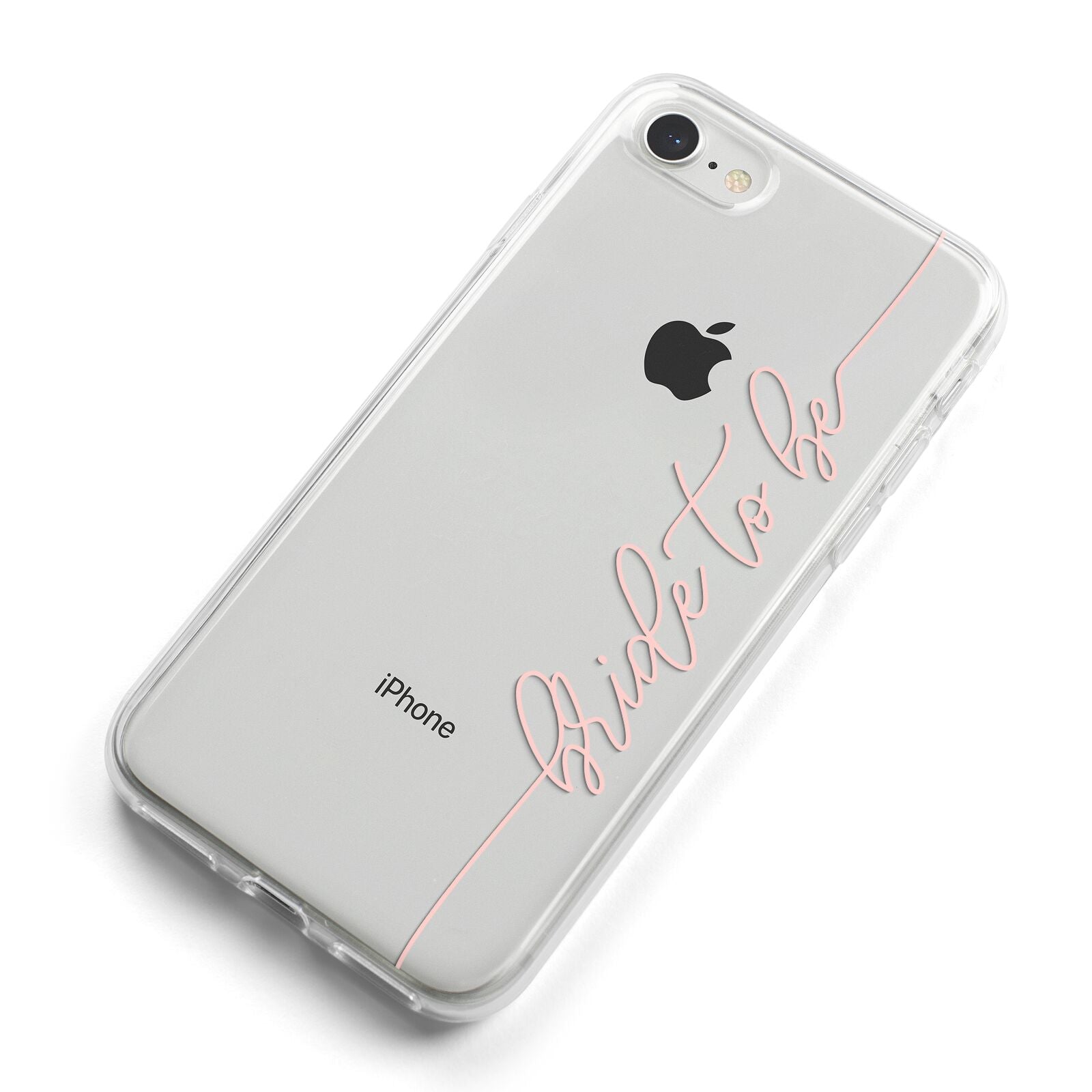 Bride To Be iPhone 8 Bumper Case on Silver iPhone Alternative Image