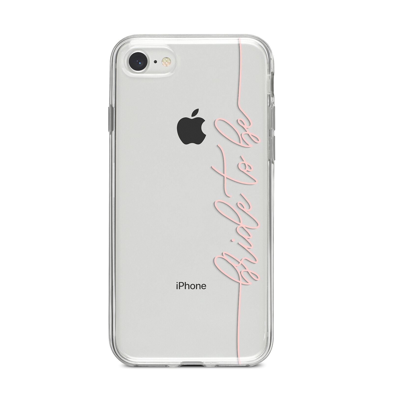 Bride To Be iPhone 8 Bumper Case on Silver iPhone