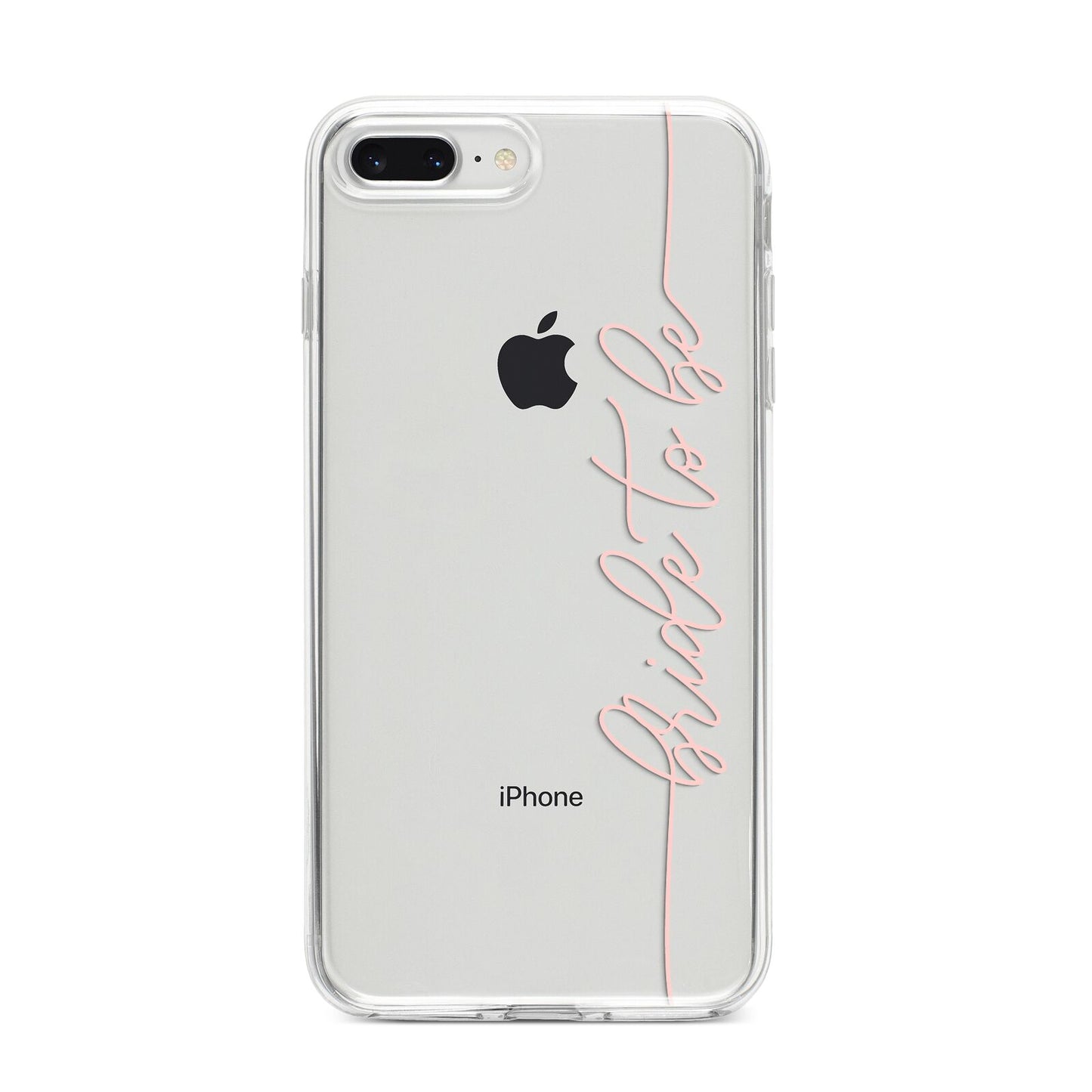 Bride To Be iPhone 8 Plus Bumper Case on Silver iPhone
