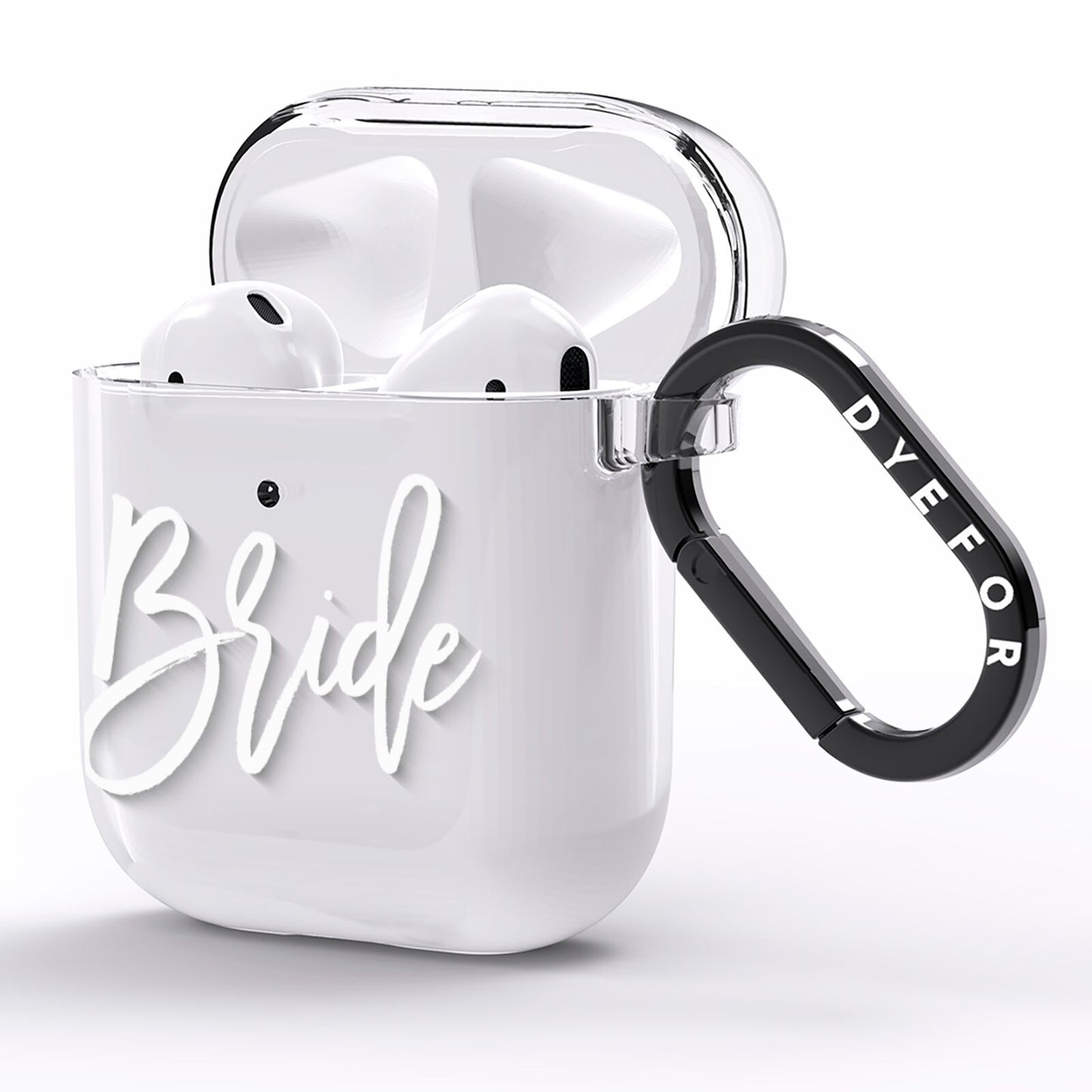 Bride Transparent AirPods Clear Case Side Image