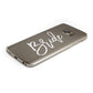 Bride Transparent Samsung Galaxy Case Bottom Cutout