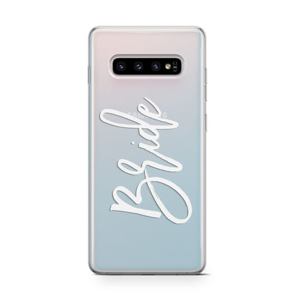 Bride Transparent Samsung Galaxy S10 Case