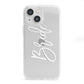 Bride Transparent iPhone 13 Mini Clear Bumper Case