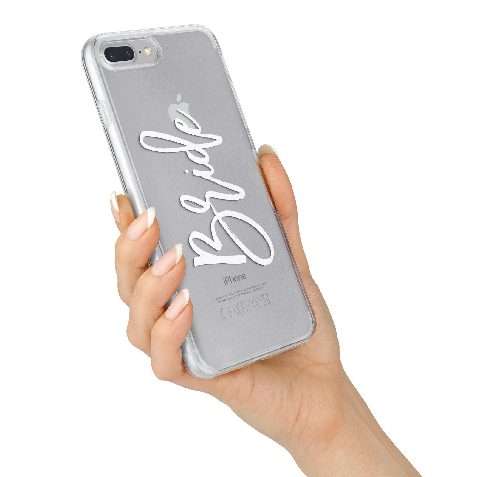 Bride Transparent iPhone 7 Plus Bumper Case on Silver iPhone Alternative Image