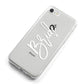 Bride Transparent iPhone 8 Bumper Case on Silver iPhone Alternative Image