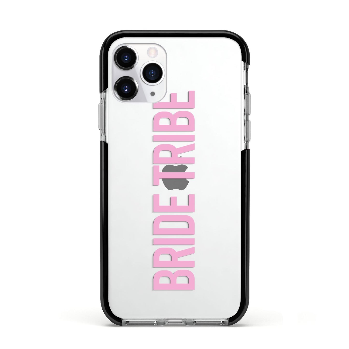 Bride Tribe Apple iPhone 11 Pro in Silver with Black Impact Case