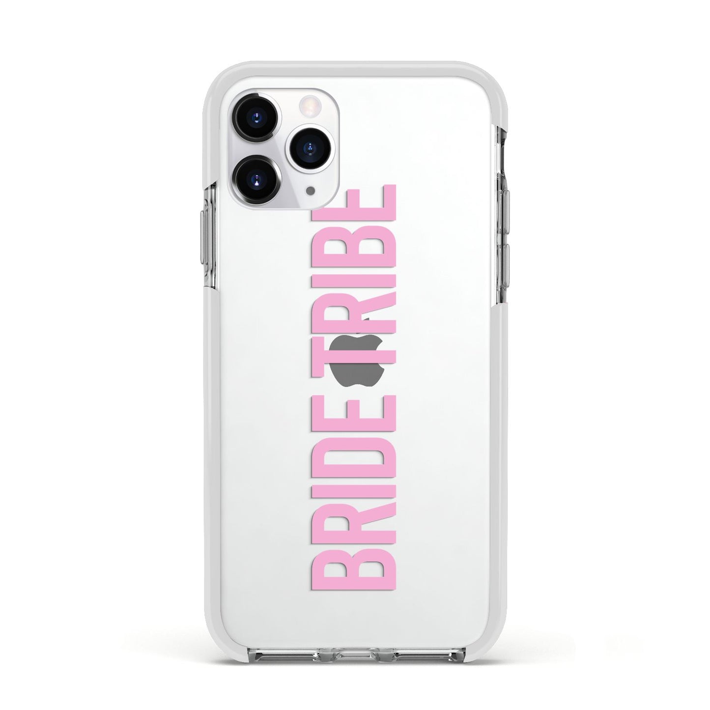 Bride Tribe Apple iPhone 11 Pro in Silver with White Impact Case