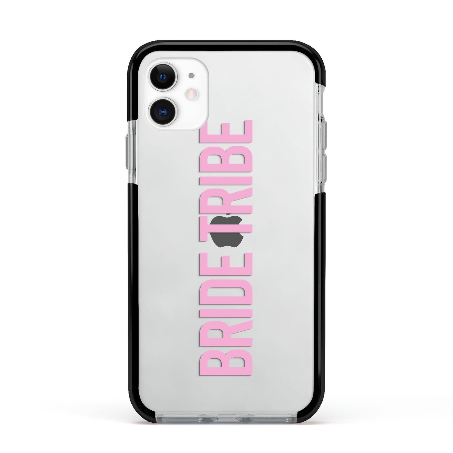 Bride Tribe Apple iPhone 11 in White with Black Impact Case