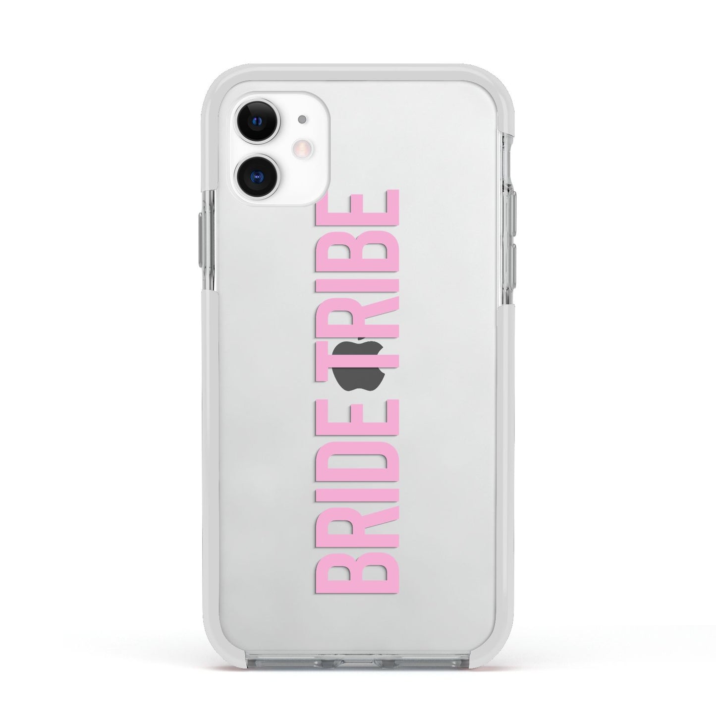 Bride Tribe Apple iPhone 11 in White with White Impact Case