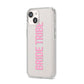 Bride Tribe iPhone 14 Clear Tough Case Starlight Angled Image