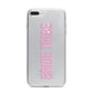 Bride Tribe iPhone 7 Plus Bumper Case on Silver iPhone