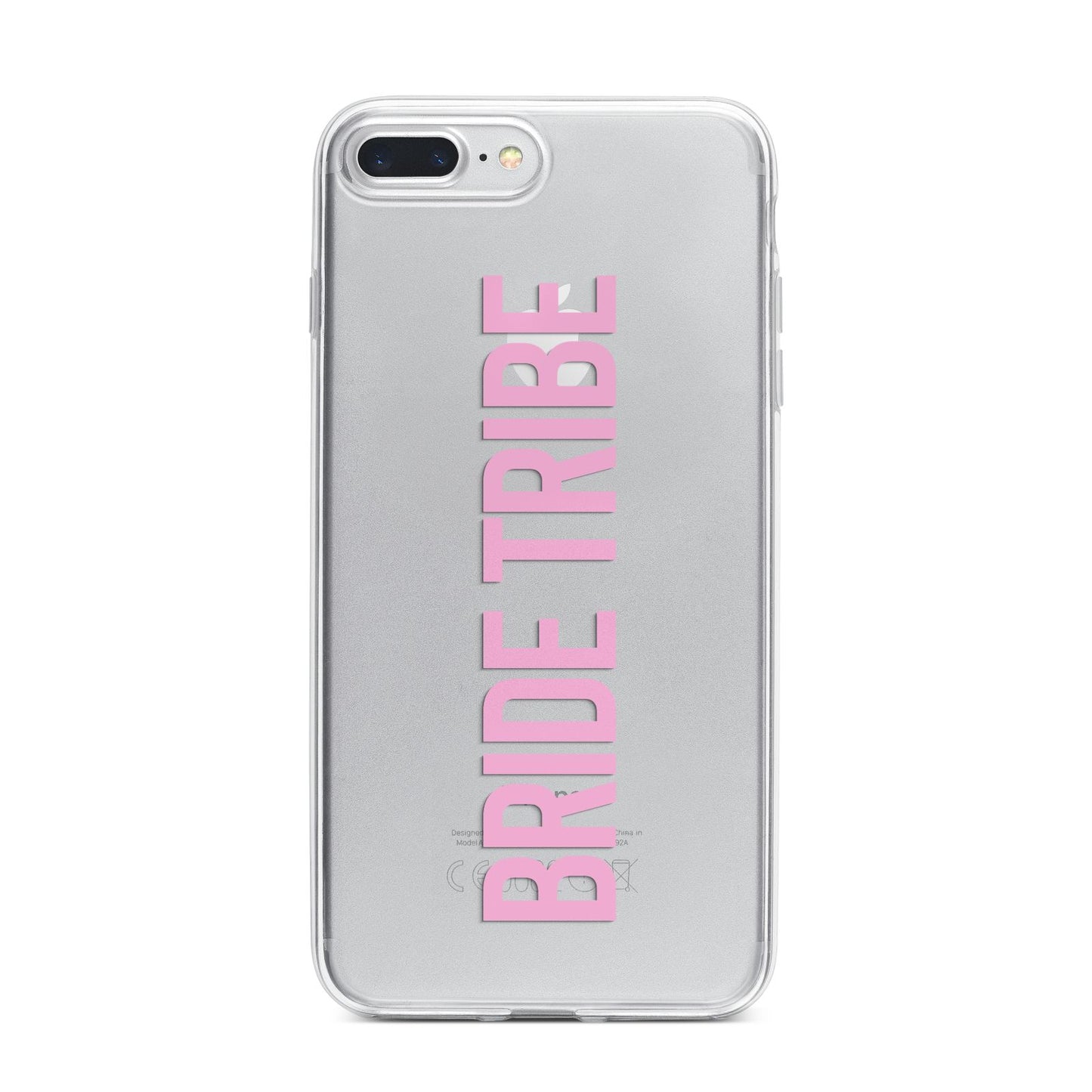 Bride Tribe iPhone 7 Plus Bumper Case on Silver iPhone