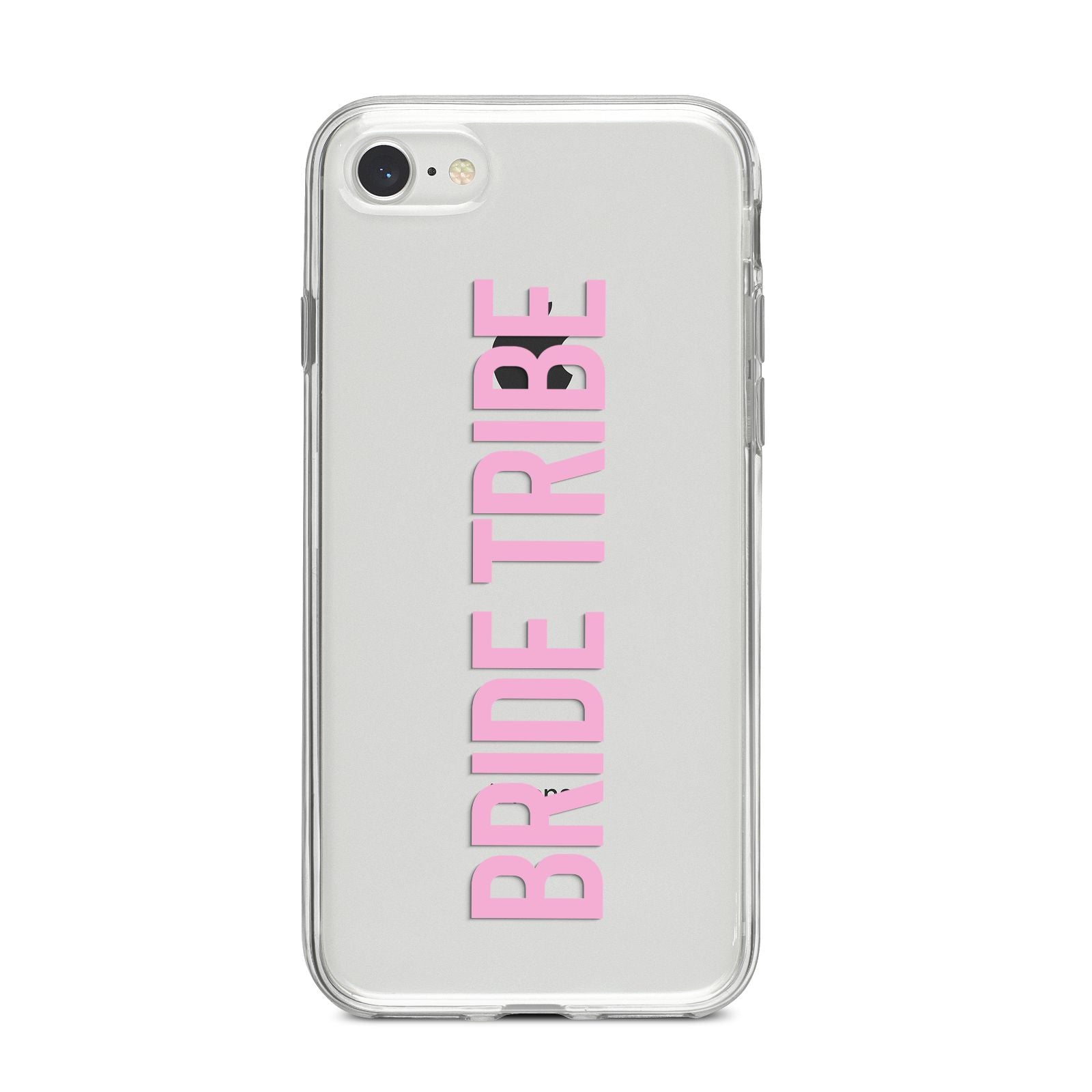 Bride Tribe iPhone 8 Bumper Case on Silver iPhone