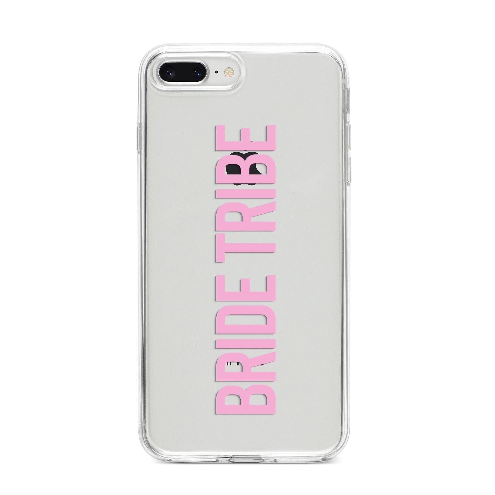 Bride Tribe iPhone 8 Plus Bumper Case on Silver iPhone
