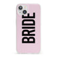 Bride iPhone 13 Clear Bumper Case
